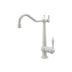 Смеситель PAULMARK RETRO Re213226-431, (белый/белый матовый)