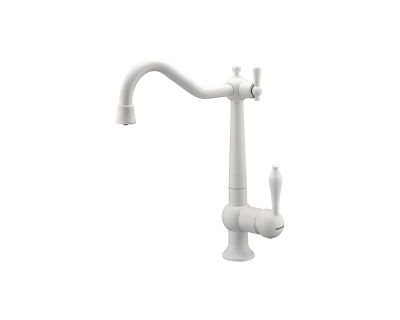 Смеситель PAULMARK RETRO Re213226-431, (белый/белый матовый)