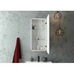 Шкаф с зеркалом Континент Elliott LED 40x80 с подсветкой и сенсорным управлением правый