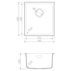Мойка кухонная Omoikiri Notoro 39-АB латунь