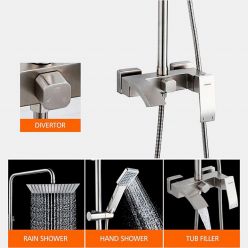 Душевая стойка со смесителем Ledeme H717 L72417