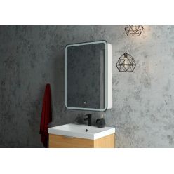 Шкаф с зеркалом Континент Elliott LED 60x80 с подсветкой и сенсорным управлением правый
