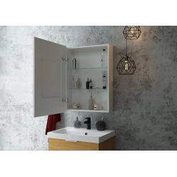 Шкаф с зеркалом Континент Allure LED 60x80 с подсветкой и датчиком движения левый
