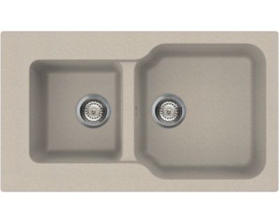 Мойка кухонная Omoikiri Maru 86-2-SA 4993286 бежевая