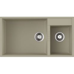 Кухонная мойка Omoikiri Tedori 85-2-U-BE Tetogranit/ваниль