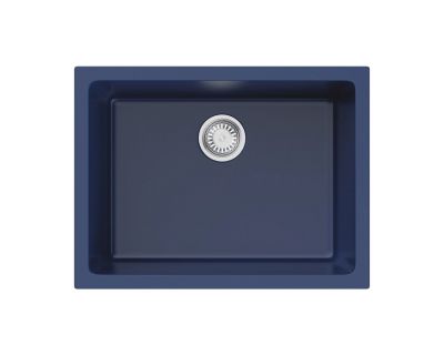 Кухонная мойка из керамики Omoikiri Okinoshima 61-U/I-IB Matt Natceramic/indigo blue