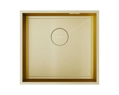 Кухонная мойка из нержавейки Omoikiri Kasen 48-26-INT-LG светлое золото