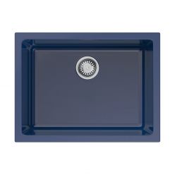 Кухонная мойка из керамики Omoikiri Okinoshima 61-U/I-IB Glossy Natceramic/indigo blue