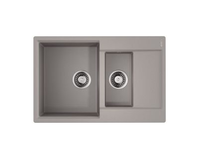 Кухонная мойка Omoikiri Daisen 78-2T GR Tetogranit/leningrad grey