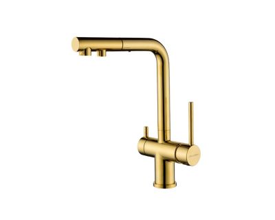 Смеситель PAULMARK SERPENTINE Se213222-G, (золото)