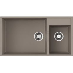 Кухонная мойка Omoikiri Tedori 85-2-U-SA Tetogranit/бежевый