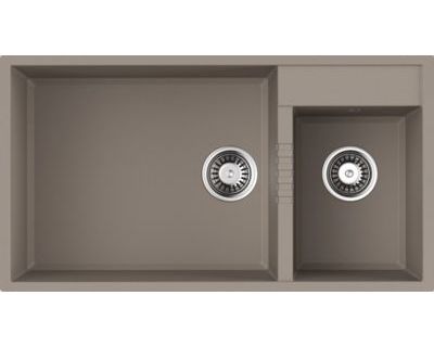 Кухонная мойка Omoikiri Tedori 85-2-U-SA Tetogranit/бежевый