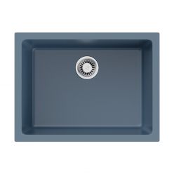 Кухонная мойка из керамики Omoikiri Okinoshima 61-U/I-SB Natceramic/smoky blue