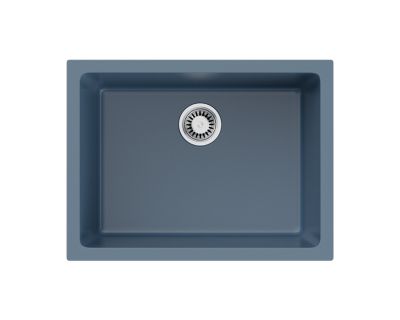 Кухонная мойка из керамики Omoikiri Okinoshima 61-U/I-SB Natceramic/smoky blue