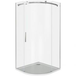 Душевой уголок Good Door Altair R-100-C-CH, 100 х 100 х 195 см, стекло прозрачное, хром, АЛ00006
