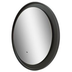 Зеркало Континент Planet Black LED D800 ореольная теплая подсветка и Б/К сенсор
