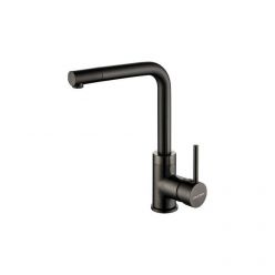 Смеситель PAULMARK HONNER Ho212018-GM, (черный/вороненая сталь)