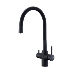 Смеситель PAULMARK SALIX Sa213419-401, (черный/антрацит)