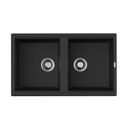 Кухонная мойка Omoikiri Tedori 86-2-BL Tetogranit/черный