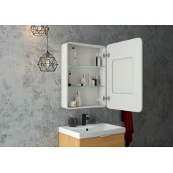 Шкаф с зеркалом Континент Elliott LED 60x80 с подсветкой и сенсорным управлением правый