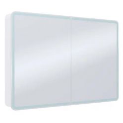 Шкаф с зеркалом Континент Avenue Led 120x80 с подсветкой, датчиком движения и розеткой