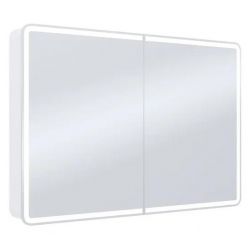 Шкаф с зеркалом Континент Avenue Led 120x80 с подсветкой, датчиком движения и розеткой