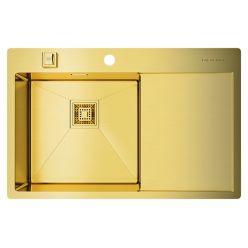 Мойка кухонная Omoikiri Akisame 78-LG-L 4973085 светлое золото