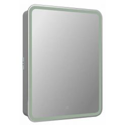 Шкаф с зеркалом Континент Elliott LED 55x80 с подсветкой и сенсорным управлением левый