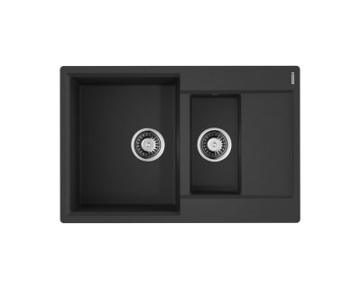 Кухонная мойка Omoikiri Daisen 78-2T BL Tetogranit/черный