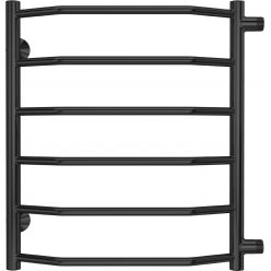 Полотенцесушитель водяной TERMINUS Виктория П6 500х600 бп 500 RAL9005 черный матовый