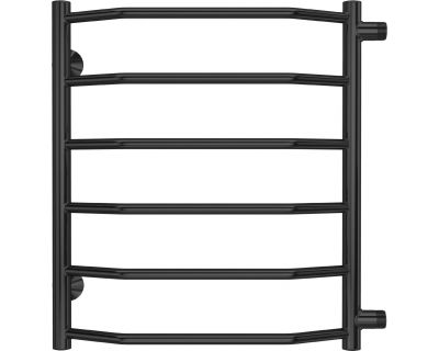 Полотенцесушитель водяной TERMINUS Виктория П6 500х600 бп 500 RAL9005 черный матовый