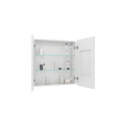 Шкаф с зеркалом Equil Soldi LED 80x80 белый