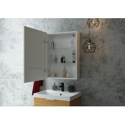 Шкаф с зеркалом Континент Allure LED 55x80 с подсветкой и датчиком движения левый