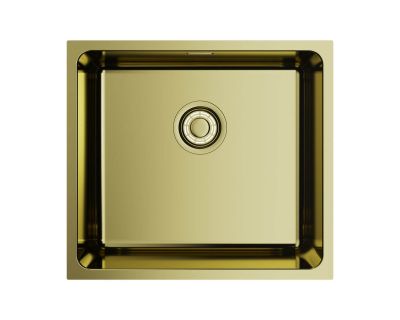 Кухонная мойка из нержавейки Omoikiri Tadzava 49-U/I-LG светлое золото