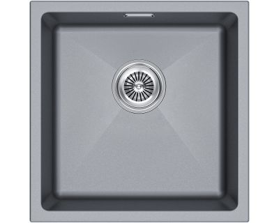 Кухонная мойка Paulmark Lumi 45 Uni LU45-GRM серый металлик