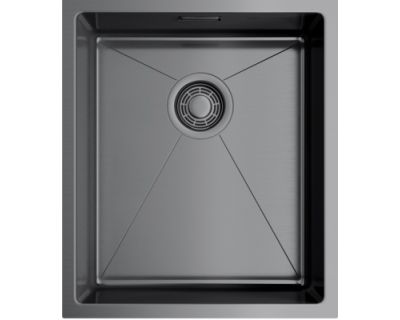 Мойка кухонная Omoikiri Taki 38-U/IF-GM 4973106 вороненая сталь