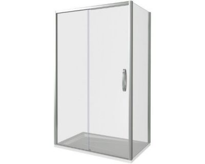 Душевая дверь в нишу Good Door Antares WTW-130-C-CH, 130 х 195 см, стекло прозрачное, хром, АН00003