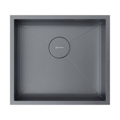 Кухонная мойка из нержавейки Omoikiri Kasen 49-16-INT-GM вороненая сталь