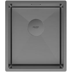 Кухонная мойка Paulmark Next 38 Uni PM213844-GM воронёная сталь