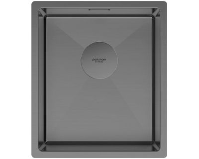 Кухонная мойка Paulmark Next 38 Uni PM213844-GM воронёная сталь