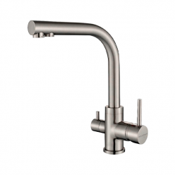 Смеситель PAULMARK ESSEN Es213011-NI, (стальной/никель)