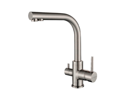 Смеситель PAULMARK ESSEN Es213011-NI, (стальной/никель)