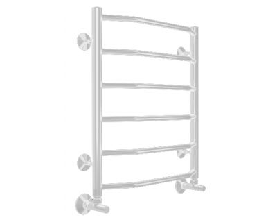 Полотенцесушитель водяной TERMINUS Виктория П6 500х600 RAL9003 белый матовый