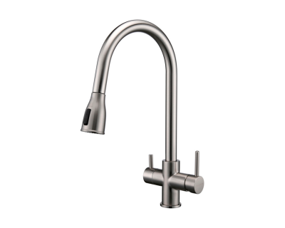 Смеситель PAULMARK LANGE La214212-NI, (стальной/никель)