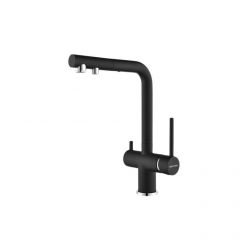 Смеситель PAULMARK SERPENTINE Se213222-418(BLM), (черный/черный металлик)