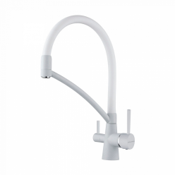 Смеситель PAULMARK SIEGEN Si213111-431TW, (белый/белый матовый)