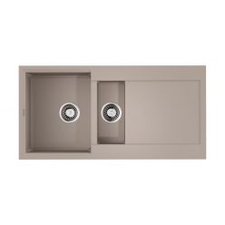 Кухонная мойка Omoikiri Sakaime 100-2-SA Tetogranit/бежевый