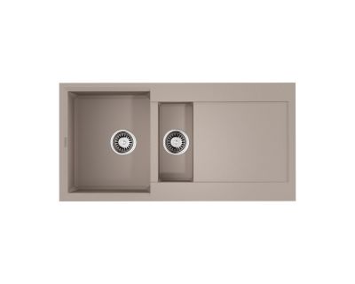 Кухонная мойка Omoikiri Sakaime 100-2-SA Tetogranit/бежевый