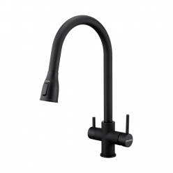 Смеситель PAULMARK LANGE La214212-401, (черный/антрацит)