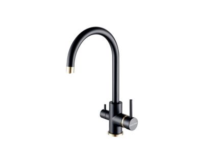 Смеситель PAULMARK ESSEN Es213211-401BR, (черный-бронза/антрацит-бронза)